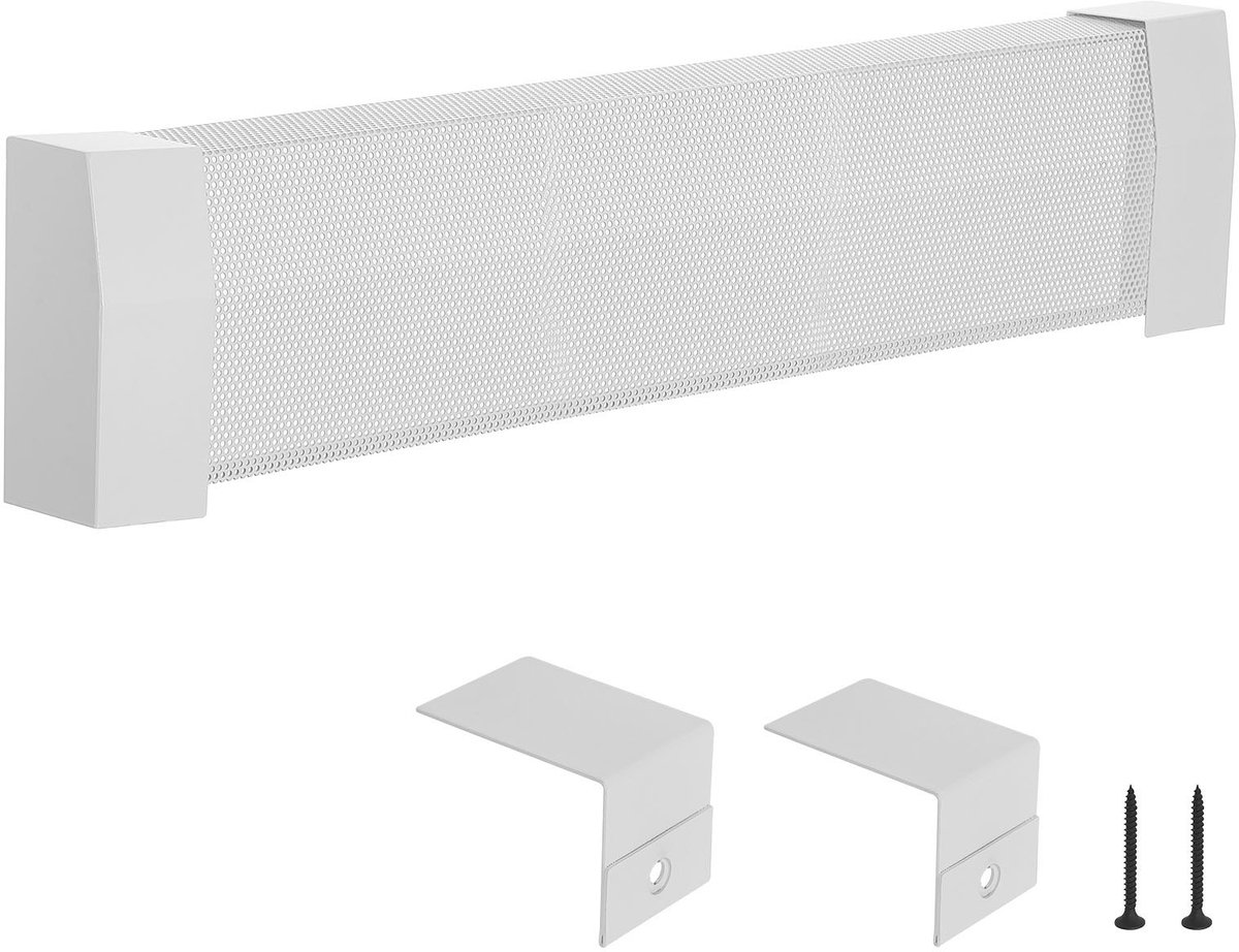 Radiatorbekleding - Standaard Frontpaneel voor Elektrische Radiatoren - Afmetingen 917 x 81 x 193 mm - Vervangende Bekleding - Robuust Staal - Wit