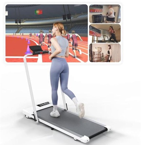 DeerRun Klappbares Laufband Mit Steigung – 3,5 PS, 158 Kg Traglast, App-Steuerung, Für Zuhause, Inkl. Multiplayer-Rennen DeerRun Klappbares Laufband Mit Steigung – 3,5 PS, 158 Kg Traglast, App-Steuerung, Für Zuhause, Inkl. Multiplayer-Rennen