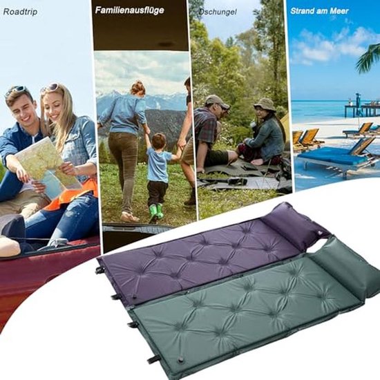 Zelfopblazende Camping Slaapmat voor Comfortabele Avonturen — afbeelding 5