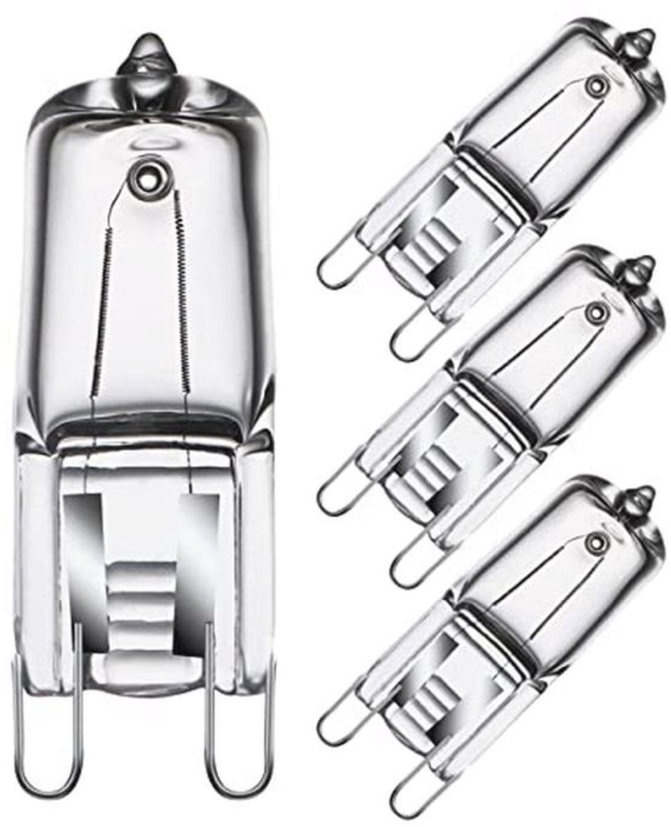Ovenlampen Halogeen G9 40W 230V Warmtetolerante Gloeilampen voor Oven en Magnetron 300 Graden C 4 Stuks