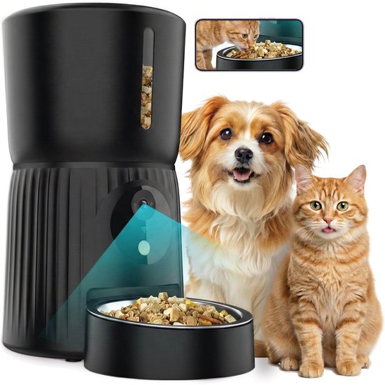 Afbeelding van PetDog® Automatische Voerbak met Camera 4L Zwart Review - Uitgebreide Test