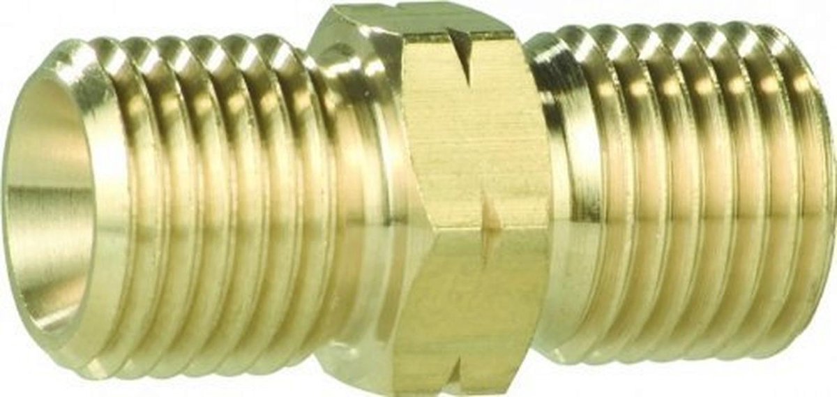 Gasslang connector 1/4" LH x 3/8" LH voor gasaansluitingen