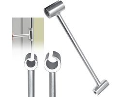Hinge Clearance Adjustment Wrench - 14-19mm - Praktische Tools voor het Afstellen van Scharnieren - Heavy Key voor Beveiligingsdeuren - Deurscharnier verstelsleutel - Handgereedschap Verstelbare moersleutel