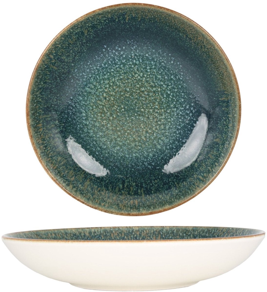 Bonna Diepbord - Ore Mar - Porselein - 25 cm (1300cc) - set van 6