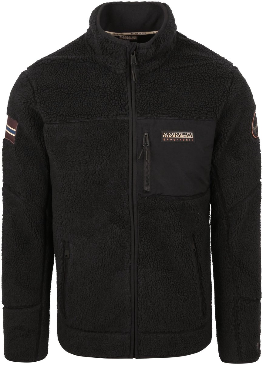 Napapijri Vest Yupik Fleece – Heren Zwart