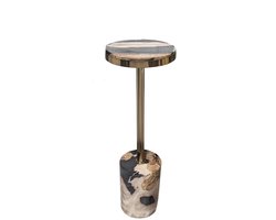 Table d'appoint PTMD Mody - 21x21x64 cm - Bois - Zwart