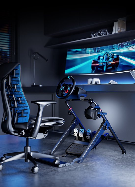 VDD Gaming - Sim racing - Wheel stand - Racestuur standaard - Sim racing cockpit - Opvouwbaar van VDD Gaming — afbeelding 3