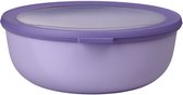 Mepal – Multi bol Cirqula environ 2250 ml – Mag être mis au congélateur, au micro-ondes et au lave-vaisselle – Lilas nordique – Convient comme récipient de préparation de repas, récipient frais, boîte de rangement