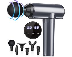 White-Label® Massage Gun Professioneel - Massage Apparaat - Theragun - Grijs