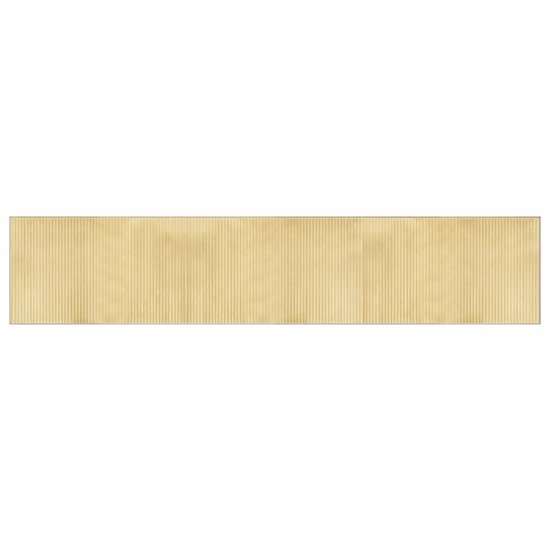 vidaXL - Tapis - rectangulaire - 60x300 - cm - bambou - naturel clair