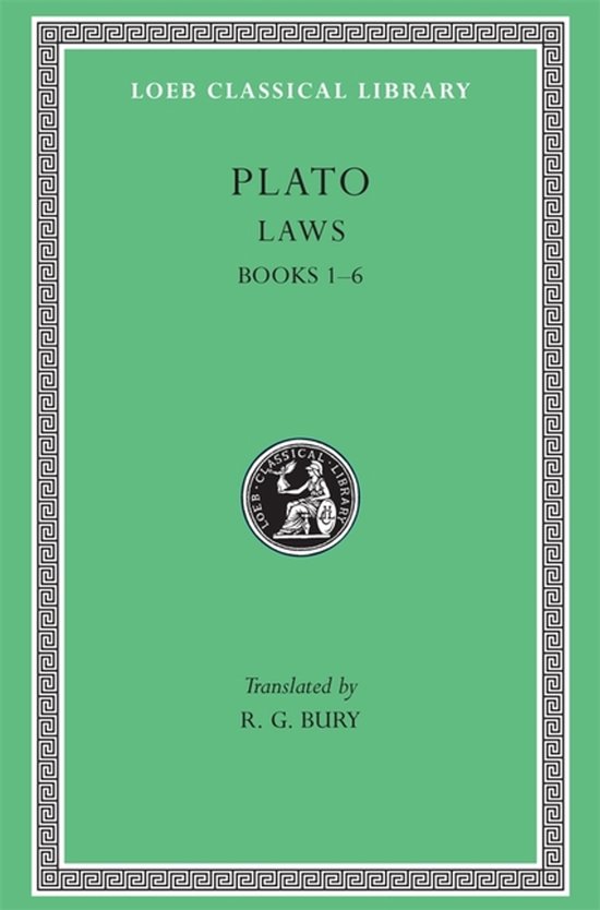 The Laws Books 1-6 L187 V10 (Trans. Bury)(Greek)