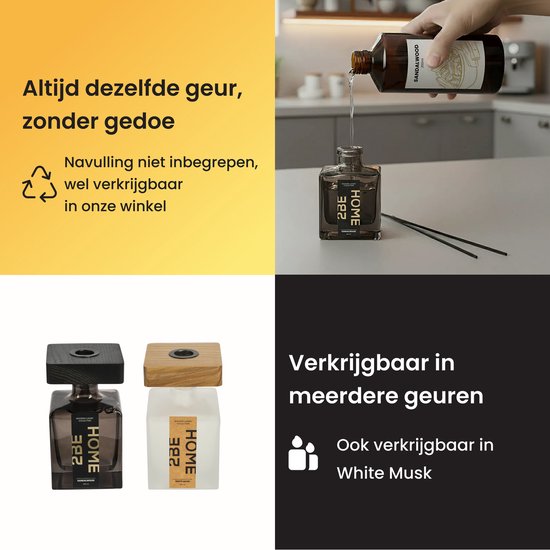 Grote Geurkaars 623g - Rustgevende Houtgeur voor een Warme Sfeer