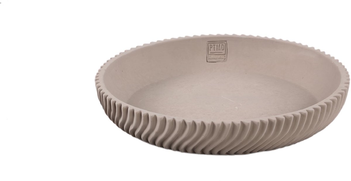 PTMD - Schaal Lianna - Beige - 35x35x6cm