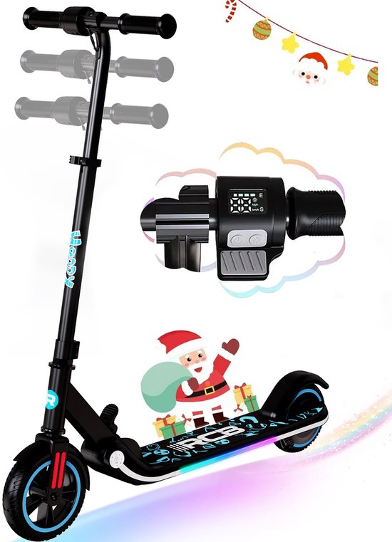 RCB Elektrische step kinderen 16 km/u Zwart met verlichting - RCB - €159,99