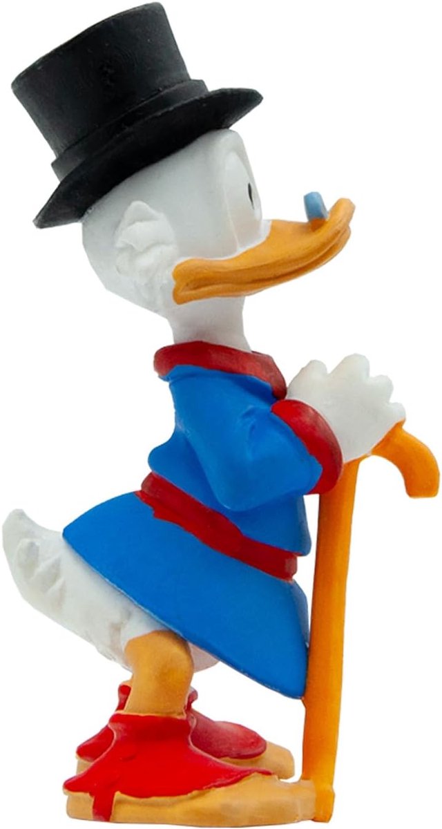 Bullyland 15310 – Speelfiguur en verzamelfiguur Dagobert Duck uit Disney, ca. 7 cm – levensecht en detailrijk vormgegeven – ideaal als taartfiguur en klein cadeautje voor kinderen vanaf 3 jaar. — afbeelding 3