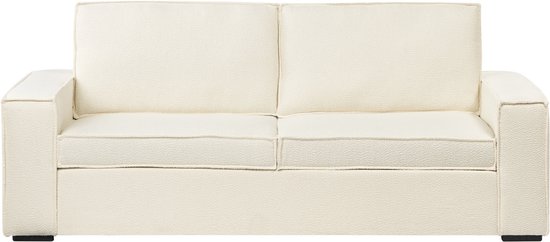 VUOKATTI - Canapé-lit - Blanc cassé - Bouclé
