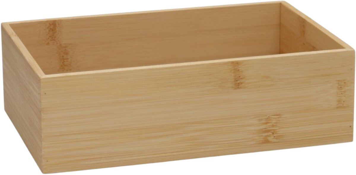 Gerimport Lade organizer - bamboe hout - 23 x 15 x 7 cm - bakje - kast organizer - organizer - doos