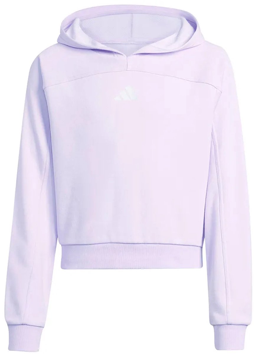 Adidas Holiday Glam Cropped Hoodie 11-12 Years Meisje Zilver