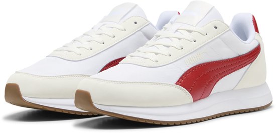 PUMA R78 Lightwind Sneakers Unisexe - PUMA White-Candy Apple-Warm White