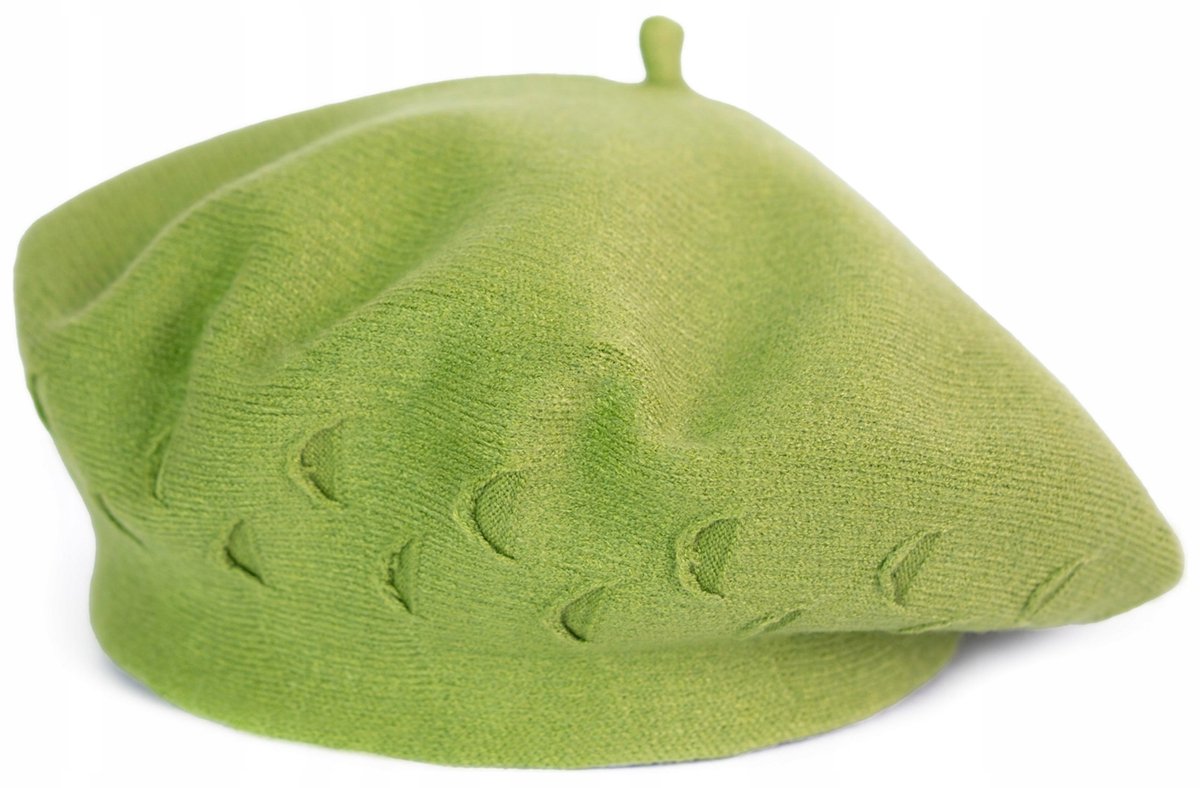 Zachte Dames Baret Milla - Klassiek, Elegant & Warm - Limoncello