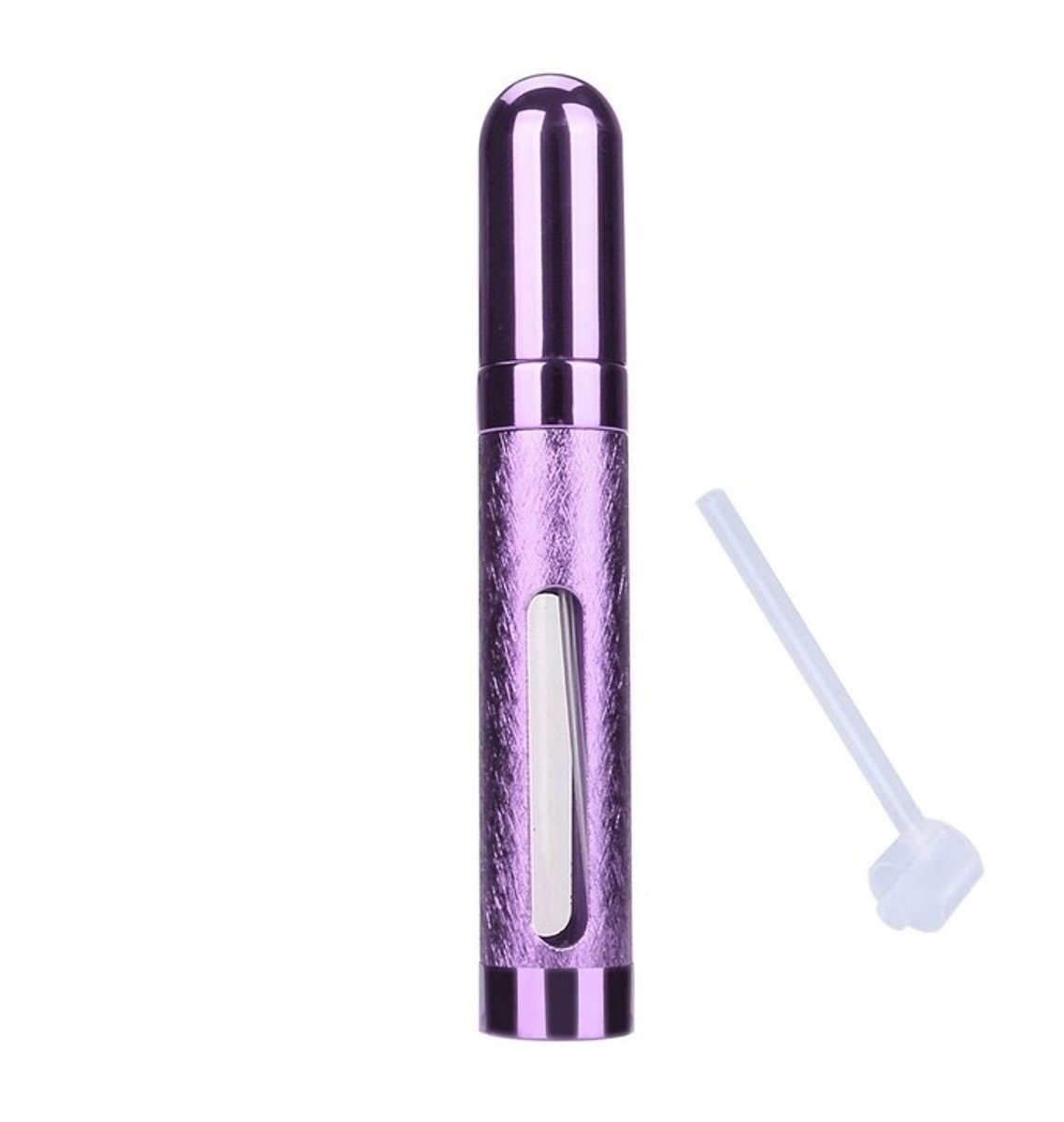 Reisverstuiver Parfum 12ml - Compact & Stijlvol Paars Metallic