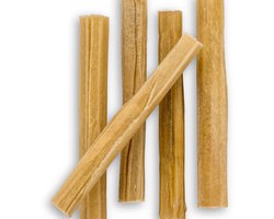 Landman Geperste Runderhuid Staven (5st) - Ø 5/15mm - Hondensnacks - Hondensnoepjes - Kauwsnacks - Kauwstaaf Hond