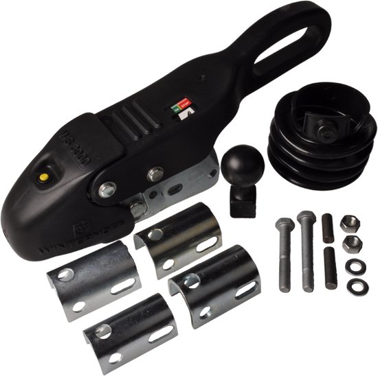 Winterhoff WS 3000 koppeling met diverse onderdelen, waaronder klemmen en bouten.
