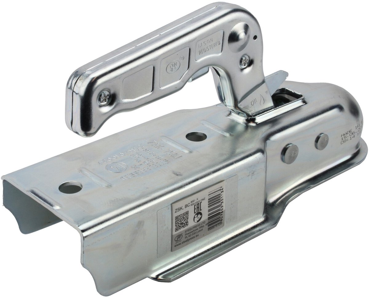 Kogelkoppeling 750 KG koker 70mm - 2 x verticaal m12 (ZSK-0750J-05-00)