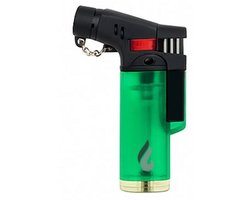 Pyroshopping Stormaansteker 'Compact Flame' – Turbovlam Torch Lighter – Mini Gasbrander voor BBQ, Vuurwerk & Haard
