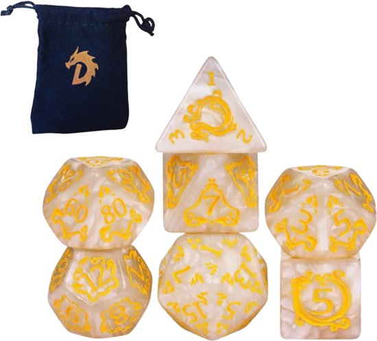 RPG Polyhedral Dice Set, D en D dobbelstenen