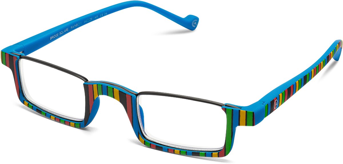 Leesbril Aptica Bridge Square-Rainbow-+3.50