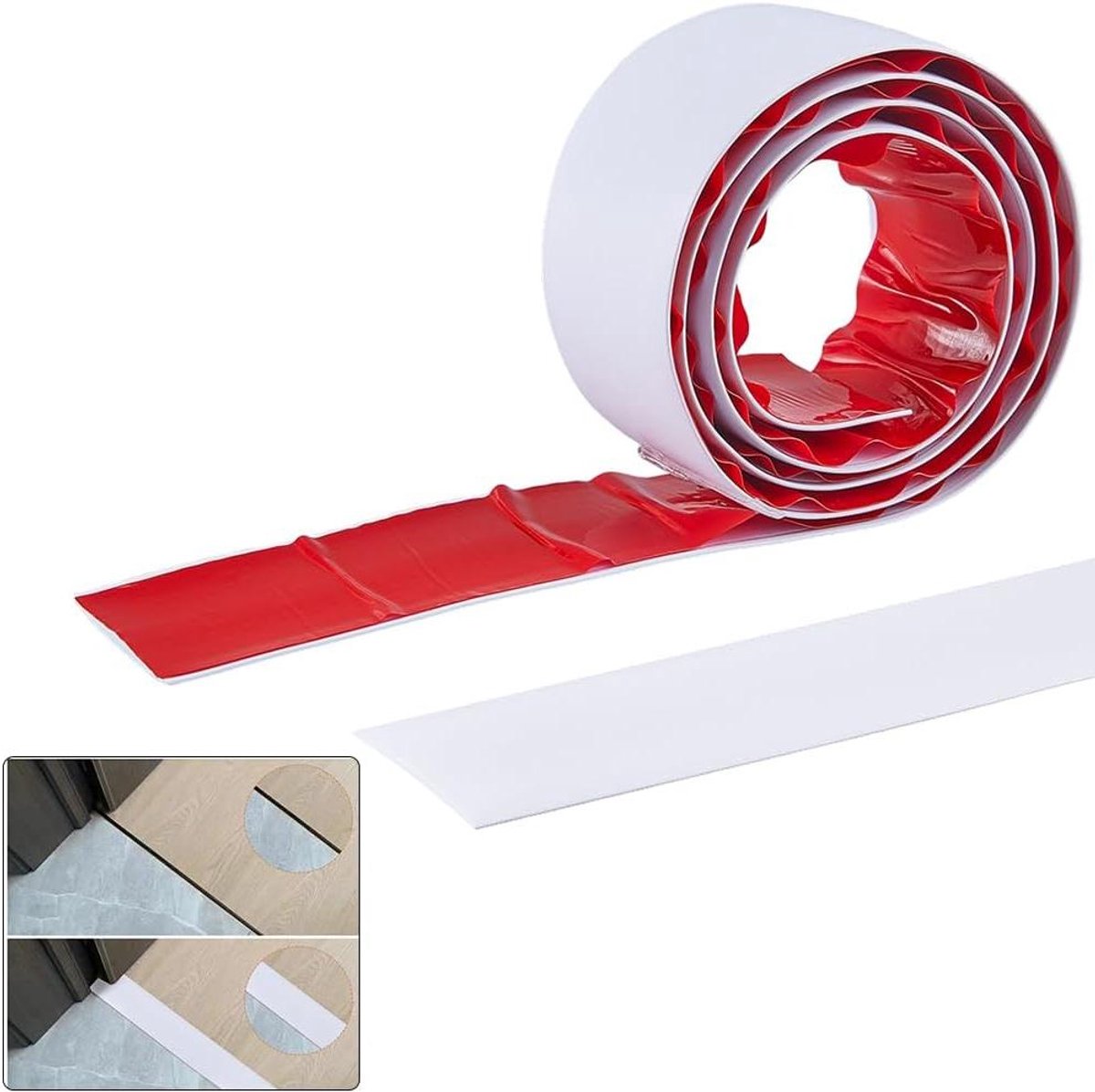 TTGoods - Vloerovergangsstrip 5 cm breed zelfklevend PVC laminaatvloer