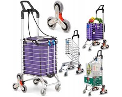 Opvouwbare boodschappenkar 80kg 35L traplift HIGHER