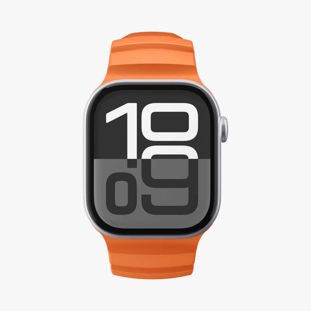 Spigen Siliconen Bandje, Oranje - Apple Watch 49Mm/46Mm/45Mm/44Mm