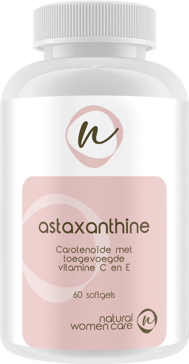 Natural Women Care - Astaxanthine - Sterk, natuurlijk antioxidant, gewonnen uit natuurlijke algen - roodachtige carotenoïde pigment