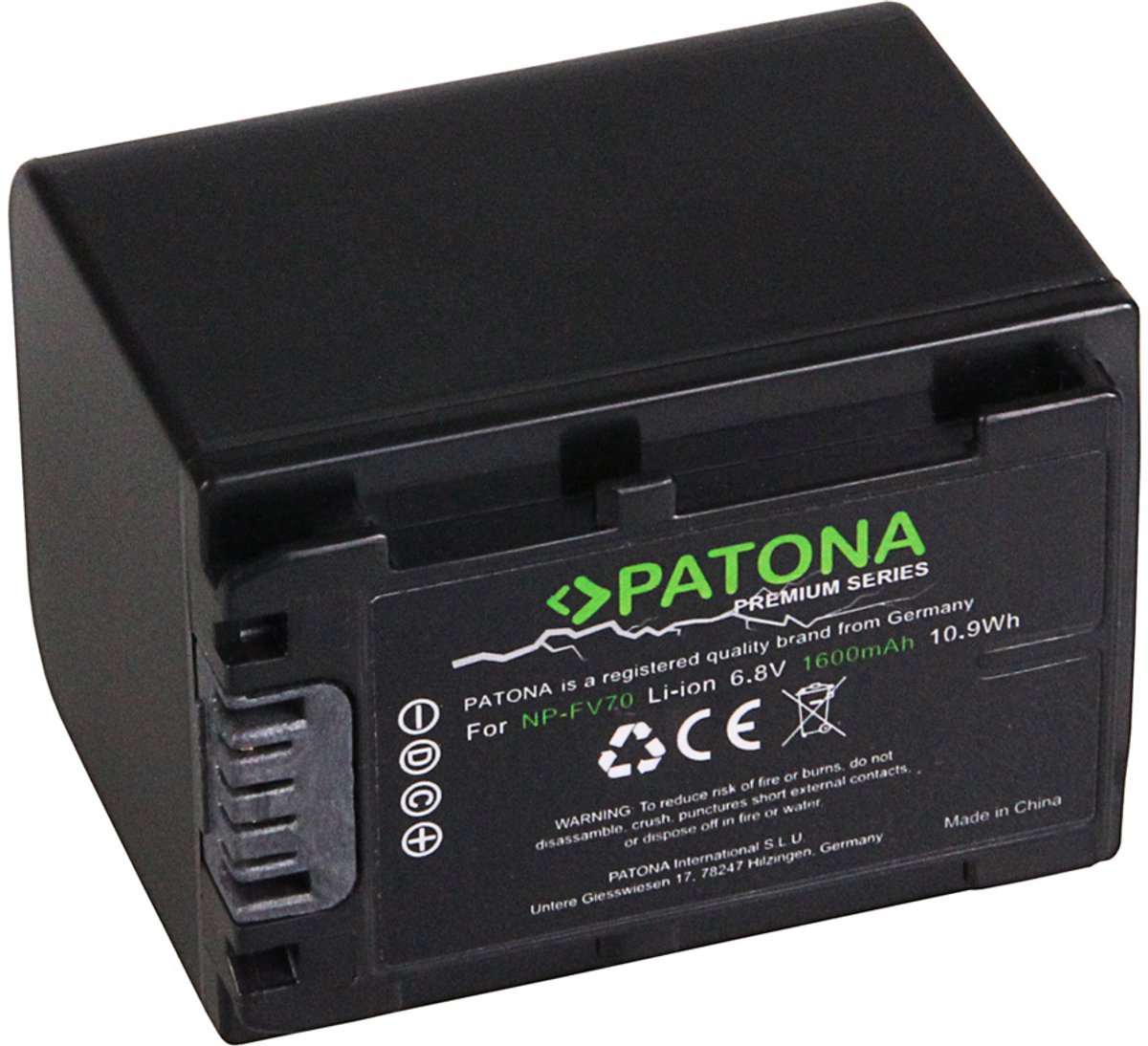 Patona Premium Sony NP-FV70 accu