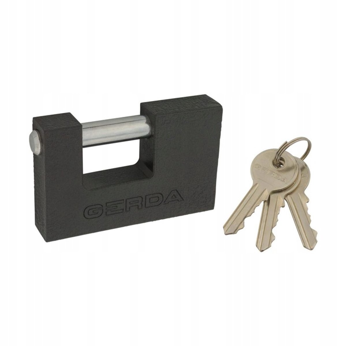 Gerda Iron Line T80 Stalen Bevestigingslot - 3 Sleutels