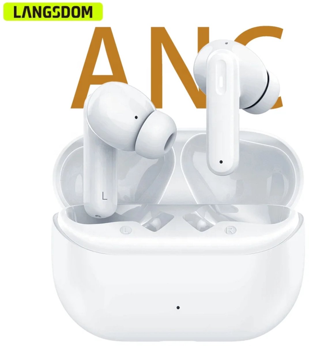 Oordopjes-In-ear-ANC, actieve ruisonderdrukking- Transparantiemodus & Bass Boost - Bluetooth 5.4