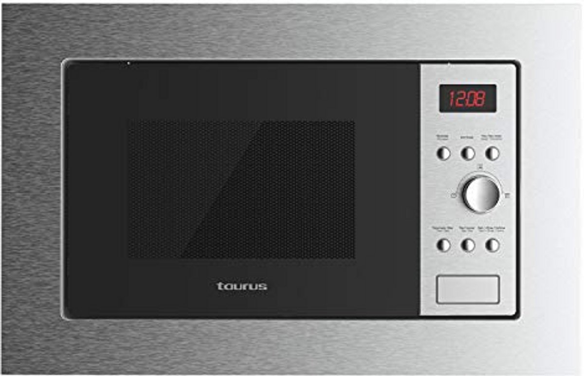 Digitale Inbouwmagnetron 20L met Grill en Automatische Menu's
