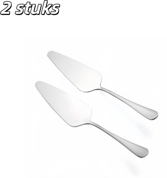 OTIX Taartschep en Taartsnijder - Licht Goud - Set van 2 - Bruidstaart