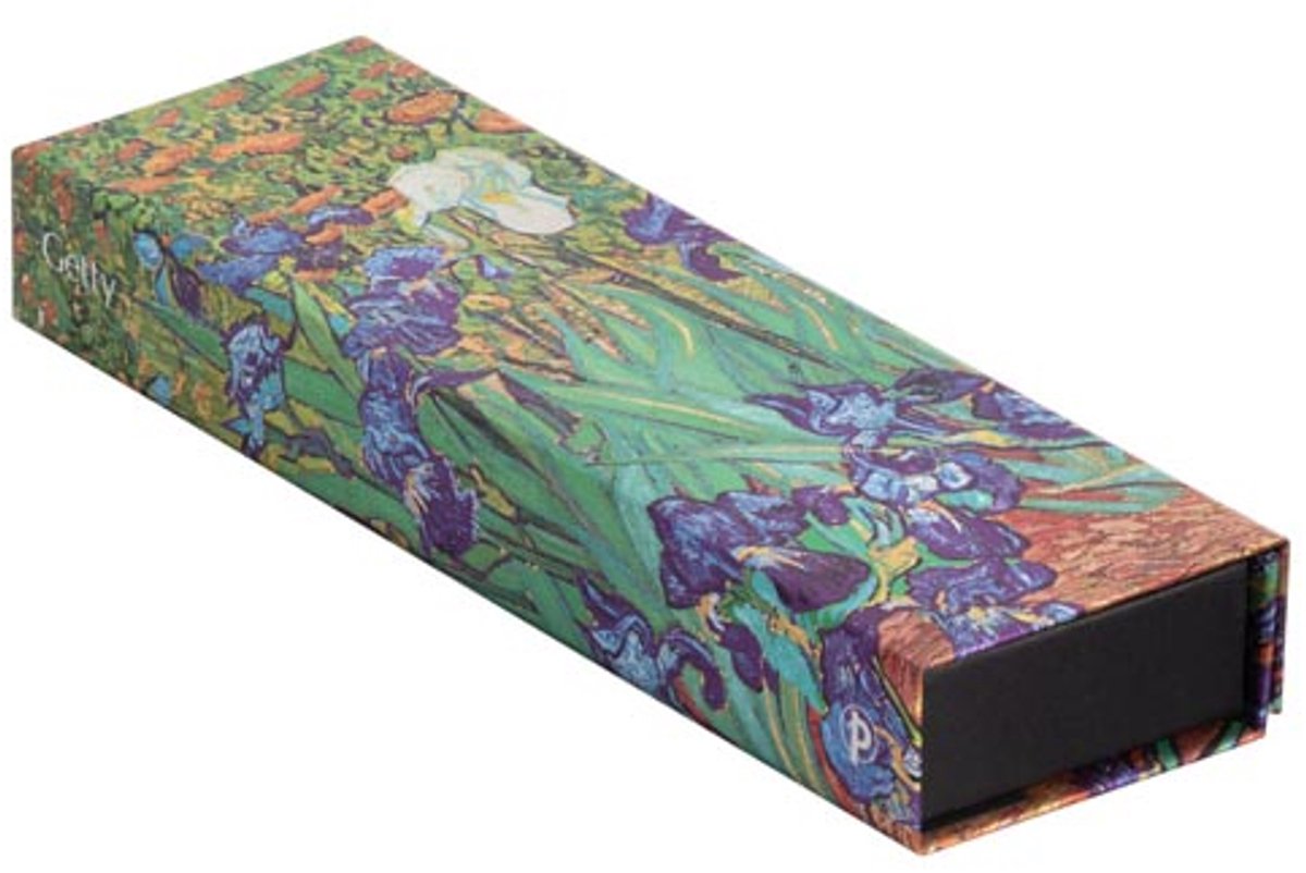 Paperblanks pennendoos van gogh`s irises 22x3x6,8 cm