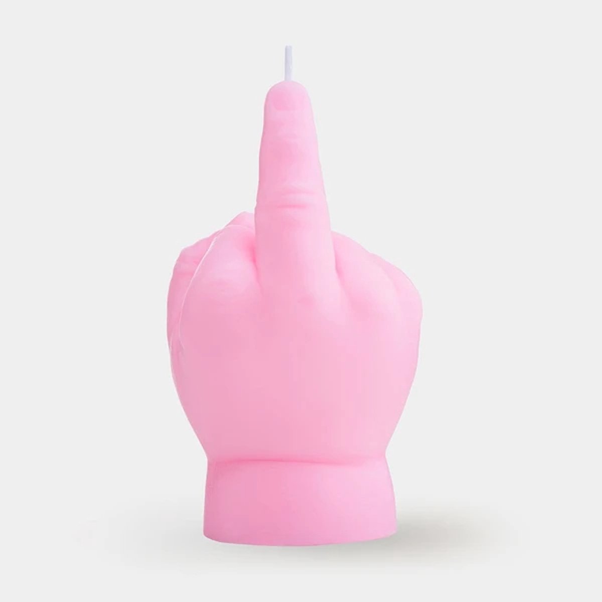 Levensechte baby-middelvinger kaars (Roze)