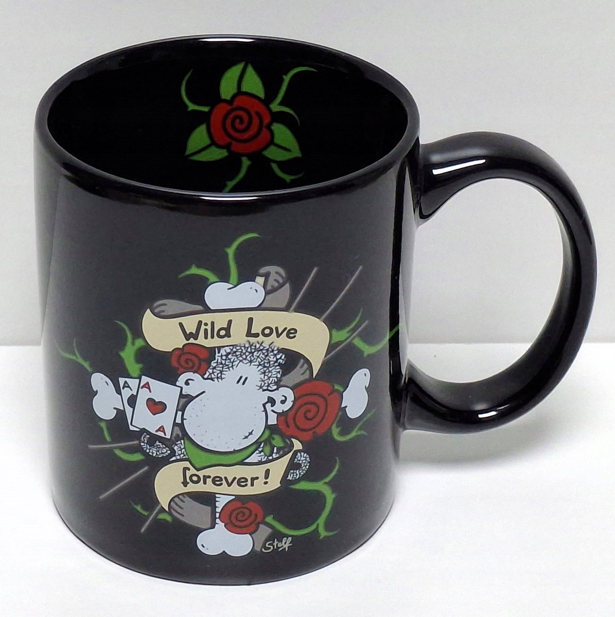 Sheepworld Mok "Wilde liefde voor altijd!" - 330 ml Keramiek