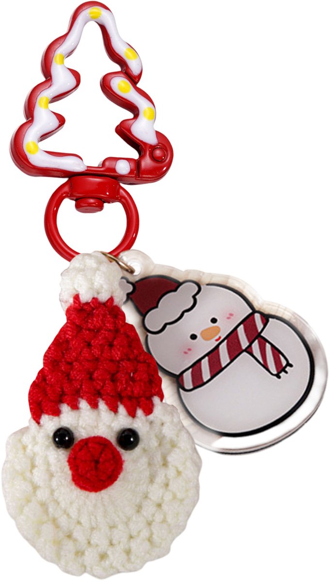 Mmgoqqt - 1 Stuk - Kerst Sleutelhanger - Portemonnee - Ornament - Kerstboom Decoratie - Glitter Strass - Groen - 6,4 Cm - Multifunctioneel - Kerstcadeau