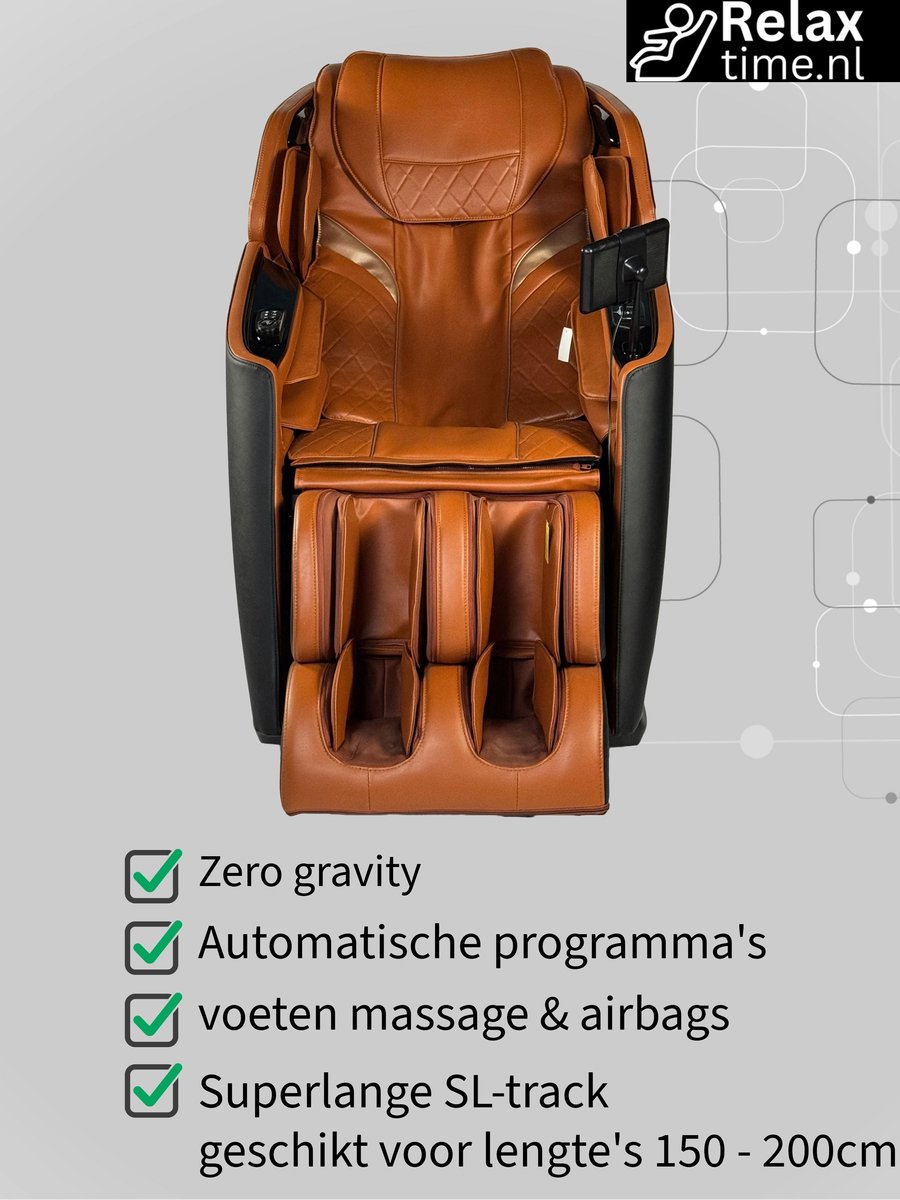 Oberon Compact Massagestoel met 16 Airbags en Surround Sound - afbeelding 3