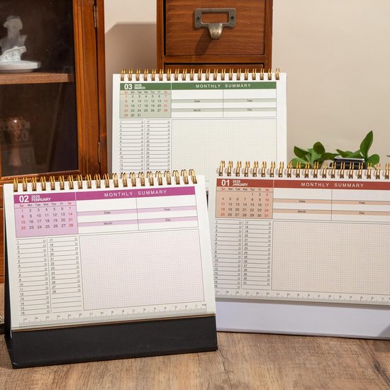Kleine Bureaukalender 2026 - Schattige Bureau Organizer En Planner Met