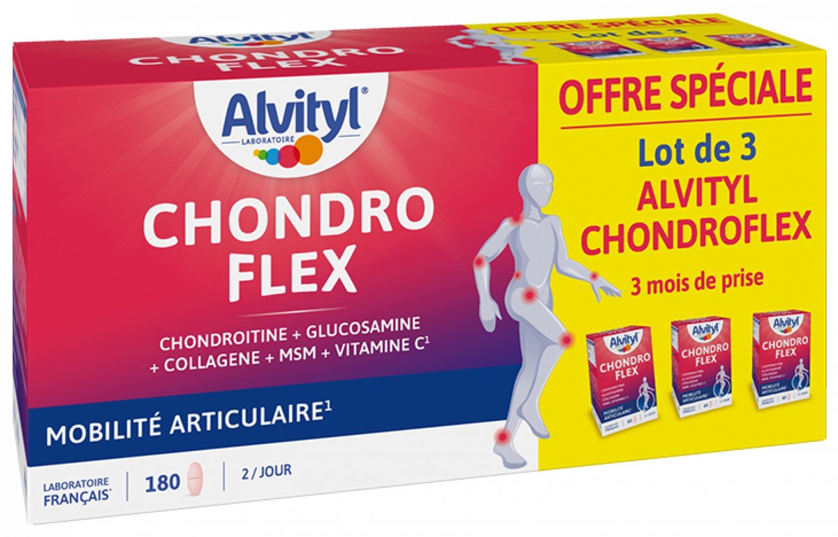 Alvityl Chondro Flex Verpakking van 3 x 60 Tabletten