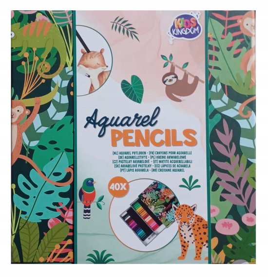 3-delige aquarel omkeerbaar beddengoedset, tropische bloemen en