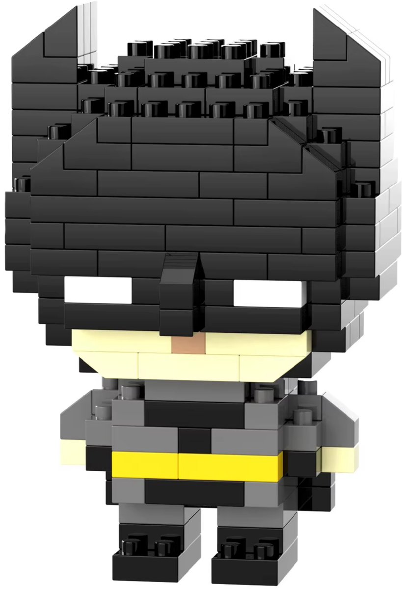 Batman - Nano Blocks - Bouwset – 169 Stukjes DIY Mini Bouwstenen - Blokken - Speelgoed - BRICKY