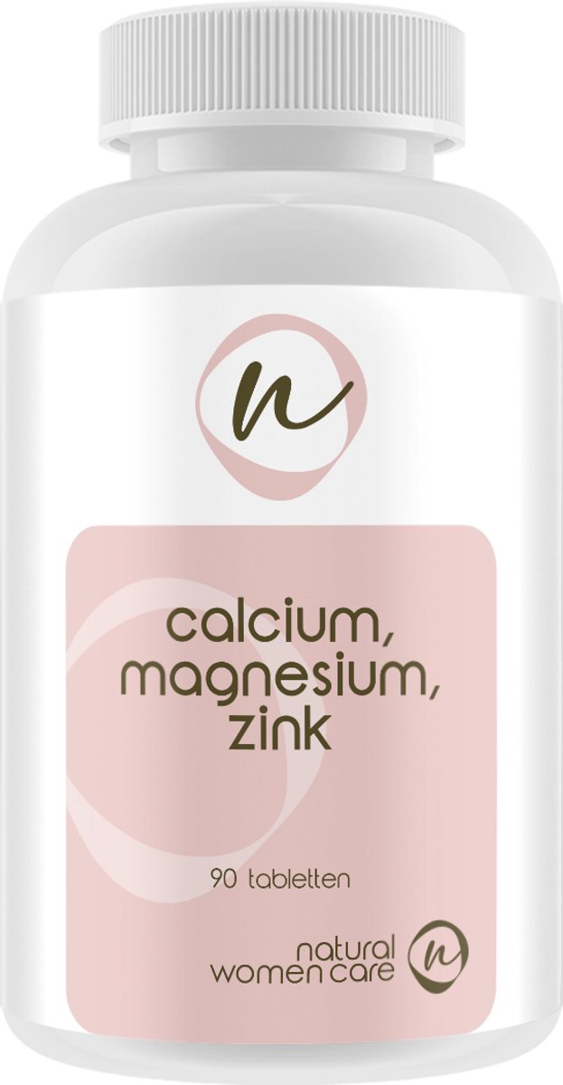 Natural Women Care - Calcium, Magnesium, Zink - Ondersteunt de normale werking van spieren en zenuwen - Ondersteunt de instandhouding van normale botten